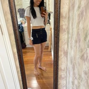 High waisted jean shorts. Very soft material, brand new!